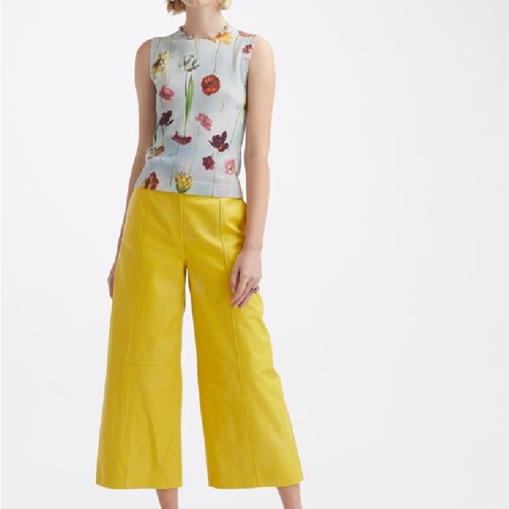 Oscar de la Renta Women’s Floral Printed Tank Top size XL